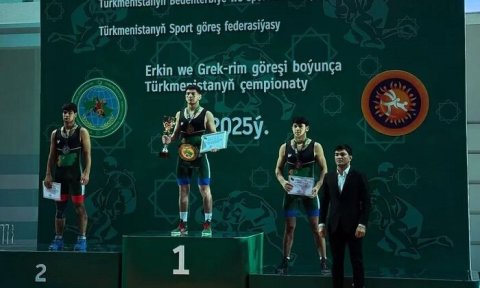 В Туркменистане состоялся национальный чемпионат по борьбе