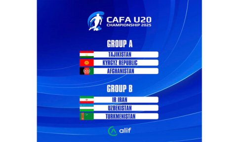Сборная Туркменистана U20 сыграет на чемпионате CAFA в Таджикистане
