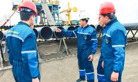 Студенты Балканабатского училища прошли стажировку в «Türkmennebit»