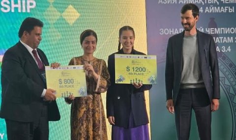 Юные шахматистки из Туркменистана блеснули на Зональном чемпионате Азии