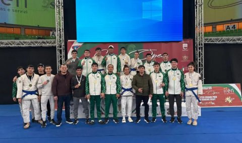 Сборная Туркменистана выиграла 18 медалей на турнире по джиу-джитсу в Италии