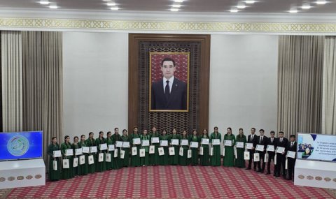 Языковой вуз Туркменистана подвёл итоги олимпиады по английскому языку