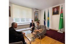 Посол Туркменистана встретился с координатором ООН в Астане