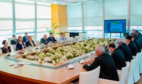 Визит румынской делегации в Международный университет нефти и газа Туркменистана