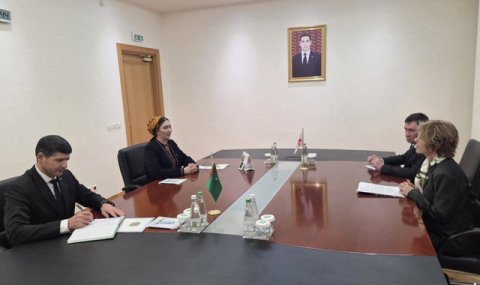 Замглавы МИД Туркменистана провела встречу с представителем МККК