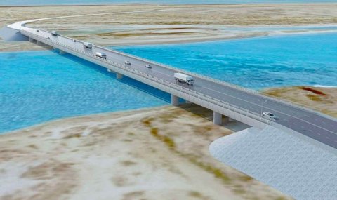 В Туркменистане завершается строительство моста через залив Гарабогазгол
