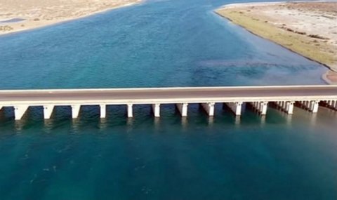 В Туркменистане планируется открытие автомобильного моста через залив Гарабогаз