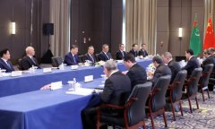 Сердар Бердымухамедов провёл встречу с Си Цзиньпином в Астане