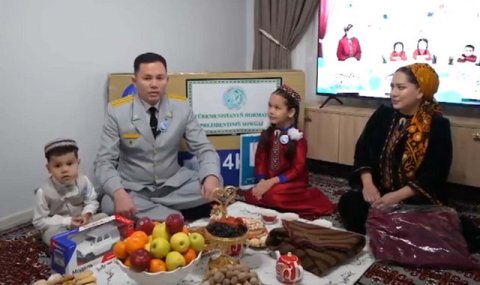 В Балканском велаяте открыты новые дома для сотрудников МВД