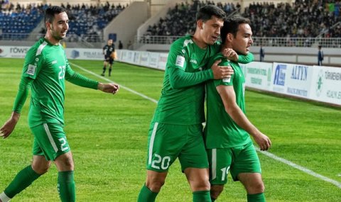 Сборная Туркменистана одержала вторую подряд победу на стадионе города Аркадаг