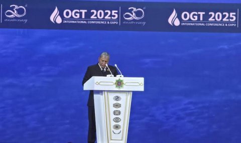 Зампред Кабмина Туркменистана выступил на пленарной сессии OGT-2025