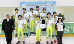 В Туркменистане прошло первенство по шорт-треку среди юных спортсменов