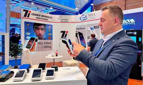 Новые технологии оплаты представлены на выставке «Türkmentel-2025»