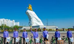 В Ашхабаде прошёл велотурнир среди работников банковской сферы