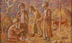 Персональная выставка Какагельды Курбангельдыева открыта в Ашхабаде