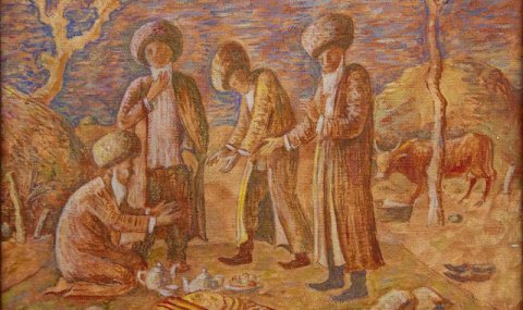 Персональная выставка Какагельды Курбангельдыева открыта в Ашхабаде