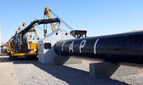 Гурбангулы Бердымухамедов благословил новый этап газопровода ТАПИ