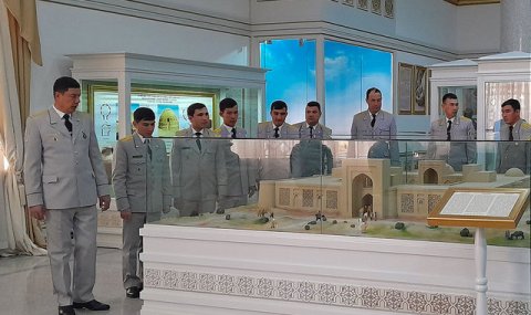 В Лебапском велаяте прошло мероприятие ко Дню защитника Отечества