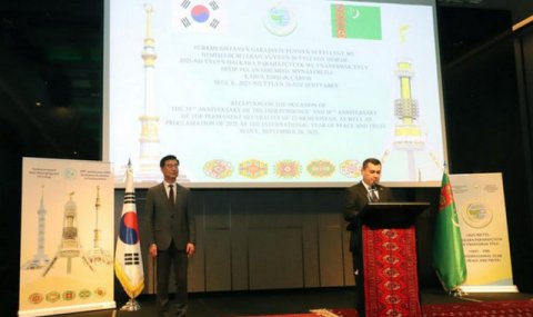 Туркменистан впечатлил Сеул празднованием независимости