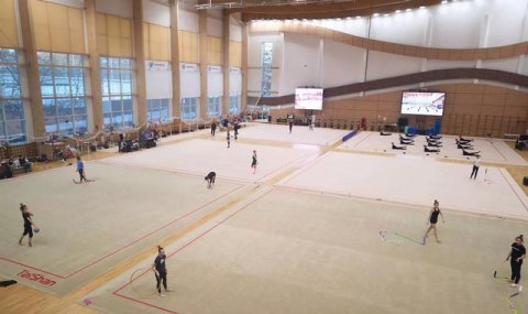 Гимнастки из Италии и Боснии тренируются совместно с российской командой