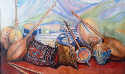 Музей бахши в Дашогузе получил новые экспонаты