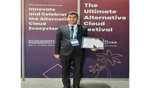 Туркменский студент стал победителем CloudFest 2025 в Германии
