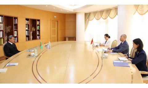 Министр иностранных дел Туркменистана обсудил сотрудничество с послом КНР