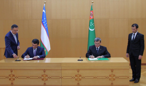 Туркменистан и Узбекистан подписали новые документы о сотрудничестве