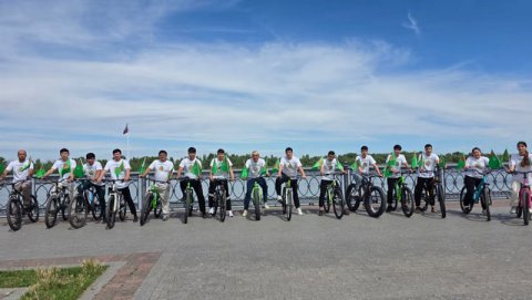 Консульство Туркменистана организовало велопробег в Астрахани