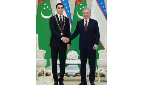 Президенты Туркменистана и Узбекистана провели переговоры на высшем уровне