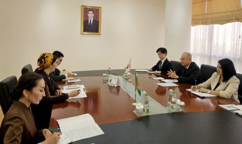 Замглавы МИД Туркменистана провела встречу с послом Японии