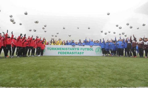 Фестиваль детского футбола собрал в Ашхабаде 150 юных игроков