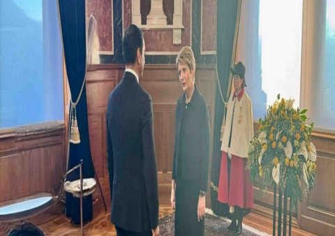 Посол Туркменистана принял участие в новогоднем приеме Президента Швейцарии