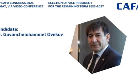 Гуванчмухаммет Овеков стал вице-президентом CAFA